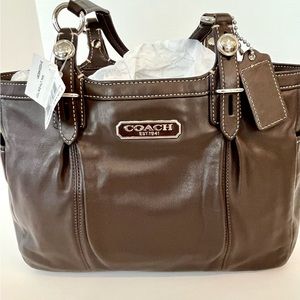 Coach Brown Leather Handbag New